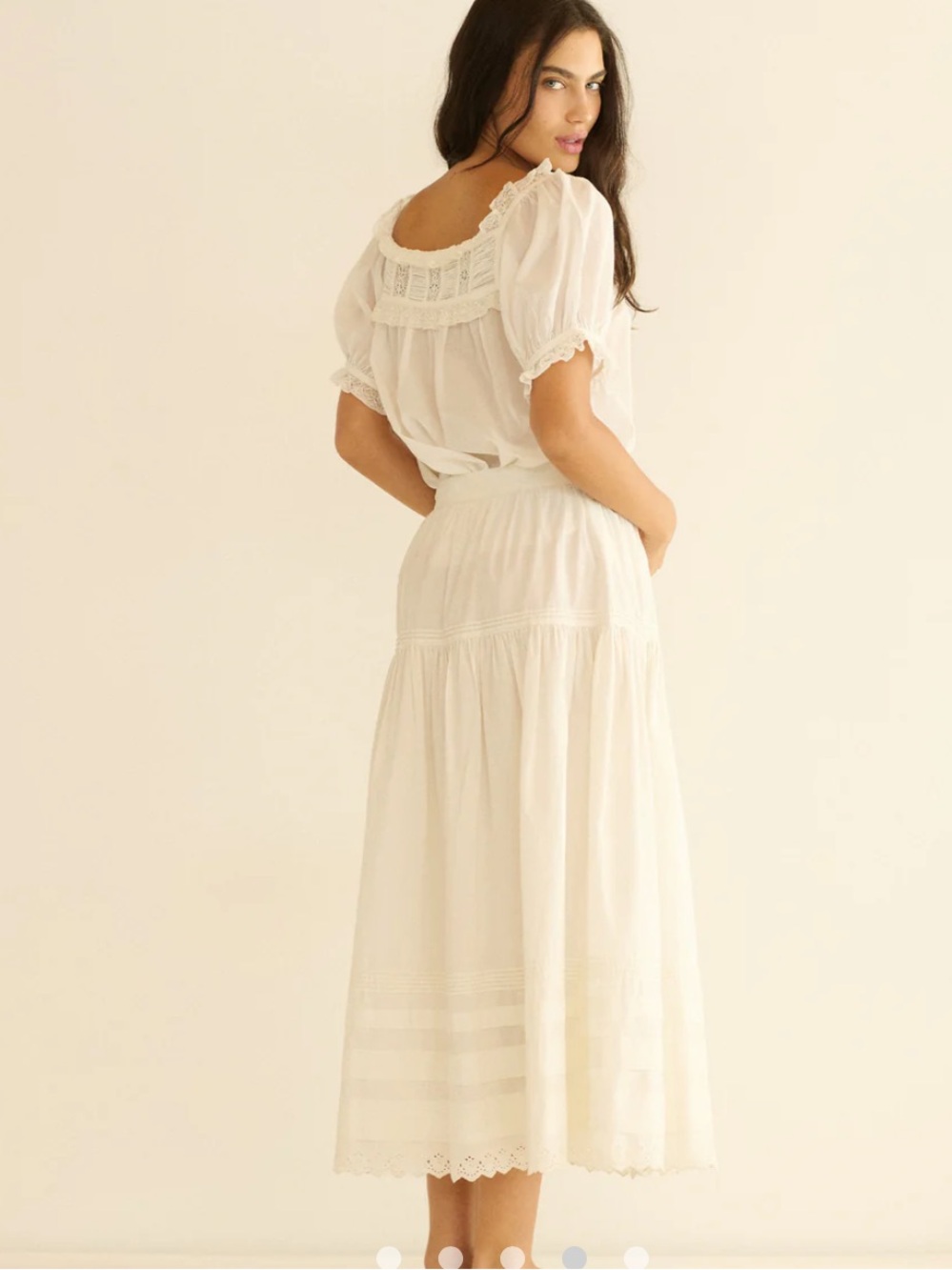 DOEN Frances Top in Salt Lace NWOT - Picture 4 of 6